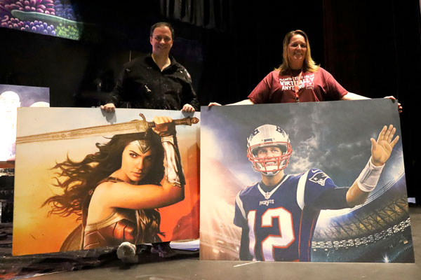 Rob Surette: Amazing Hero Art at McCarthy Middle School