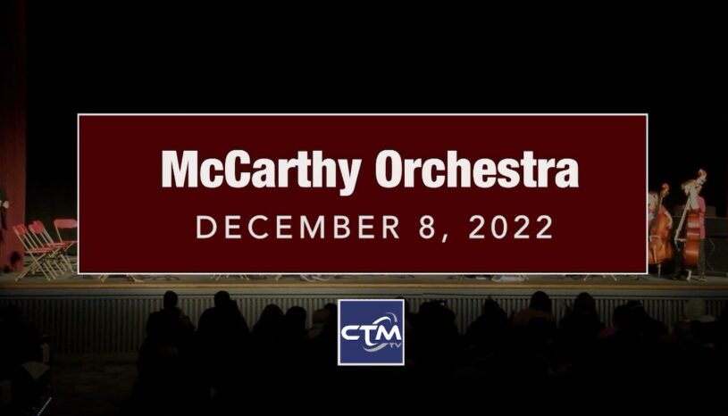 McCarthy Middle School Orchestra Winter 2022 Concert