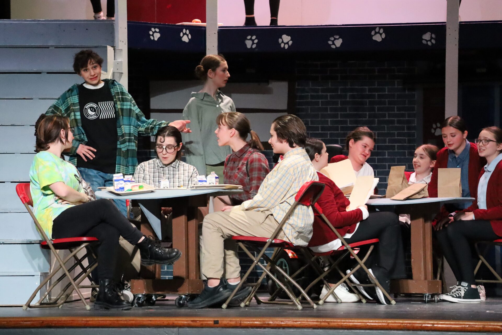 IMG_8942 Dress rehearsal for McCarthy Middle School Drama Club's production of "Mean Girls, Jr." was held on Thursday, Jan. 29, 2026.