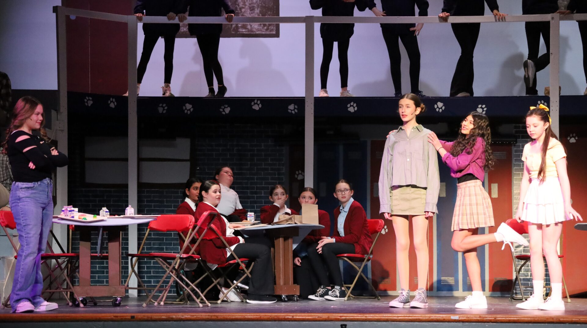 IMG_8951 Dress rehearsal for McCarthy Middle School Drama Club's production of "Mean Girls, Jr." was held on Thursday, Jan. 29, 2026.