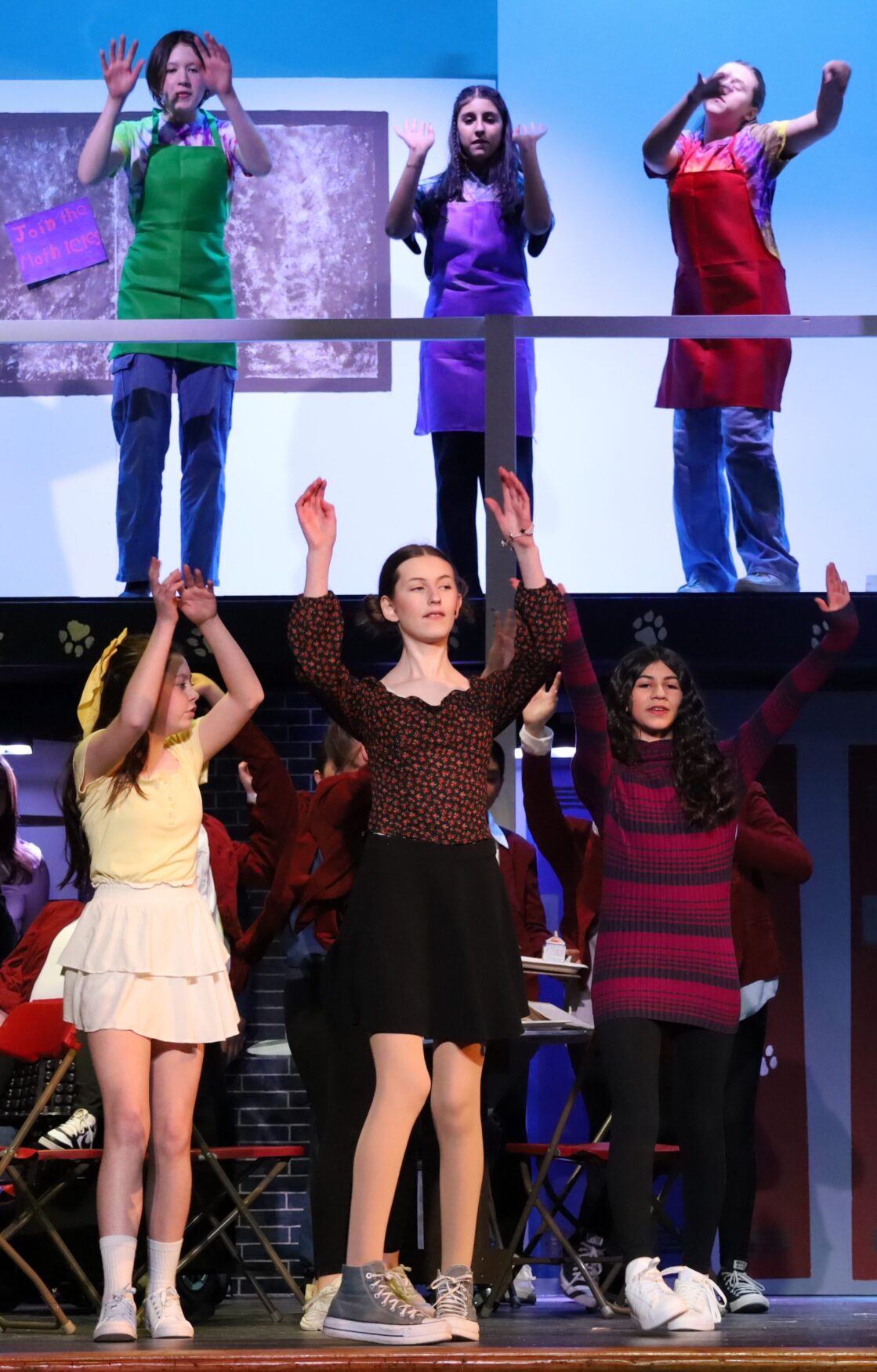 IMG_8983 Dress rehearsal for McCarthy Middle School Drama Club's production of "Mean Girls, Jr." was held on Thursday, Jan. 29, 2026.