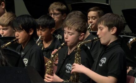 The Parker and McCarthy Middle School Band (grades 6-8) performed its winter concert on Tuesday, January 13.