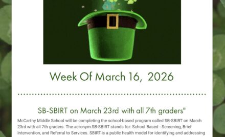 McCarthy Weekly Newsletter - March 16, 2026