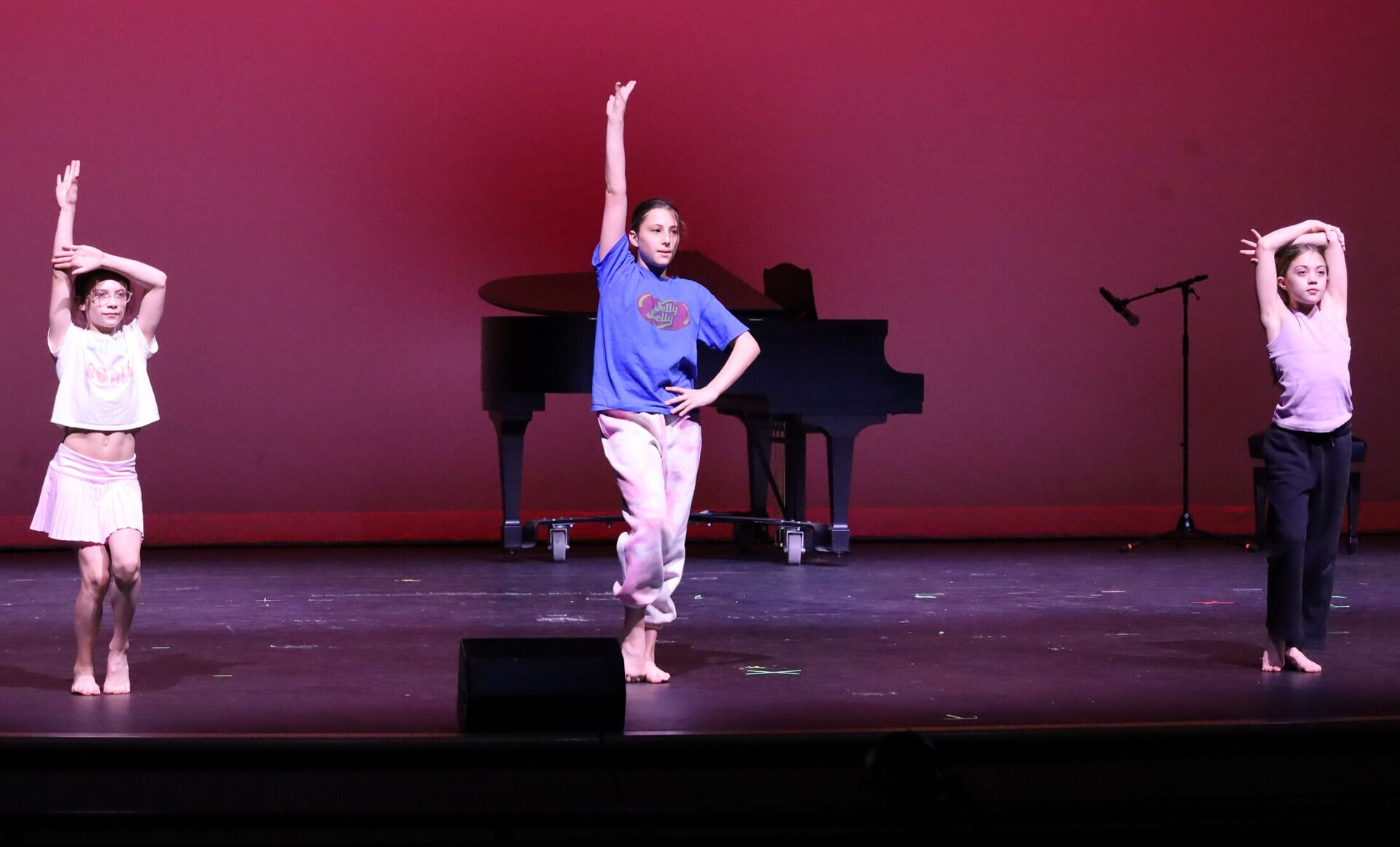 Parker Middle School students showcase their talents during rehearsals for the Showboat on Thursday, May 14, 2026.