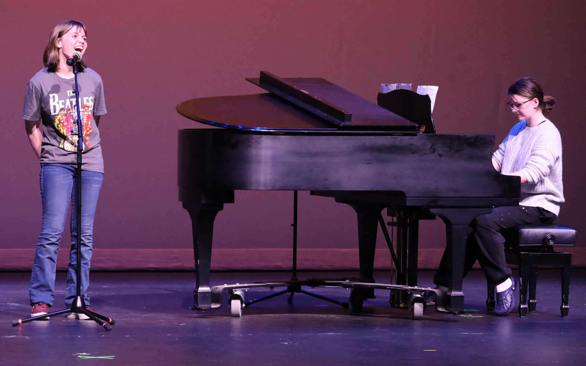 McCarthy Middle School students showcase their talents during rehearsals for the Showboat on Thursday, May 14, 2026.