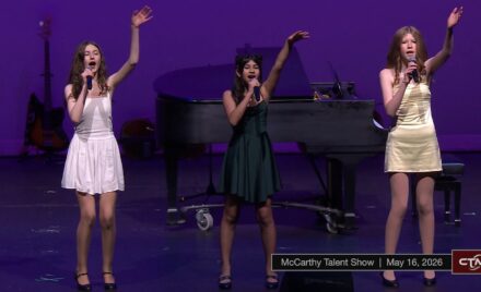 McCarthy Middle School students perform during the Chelmsford Middle School Showboat talent show on Saturday, May 16, 2026.