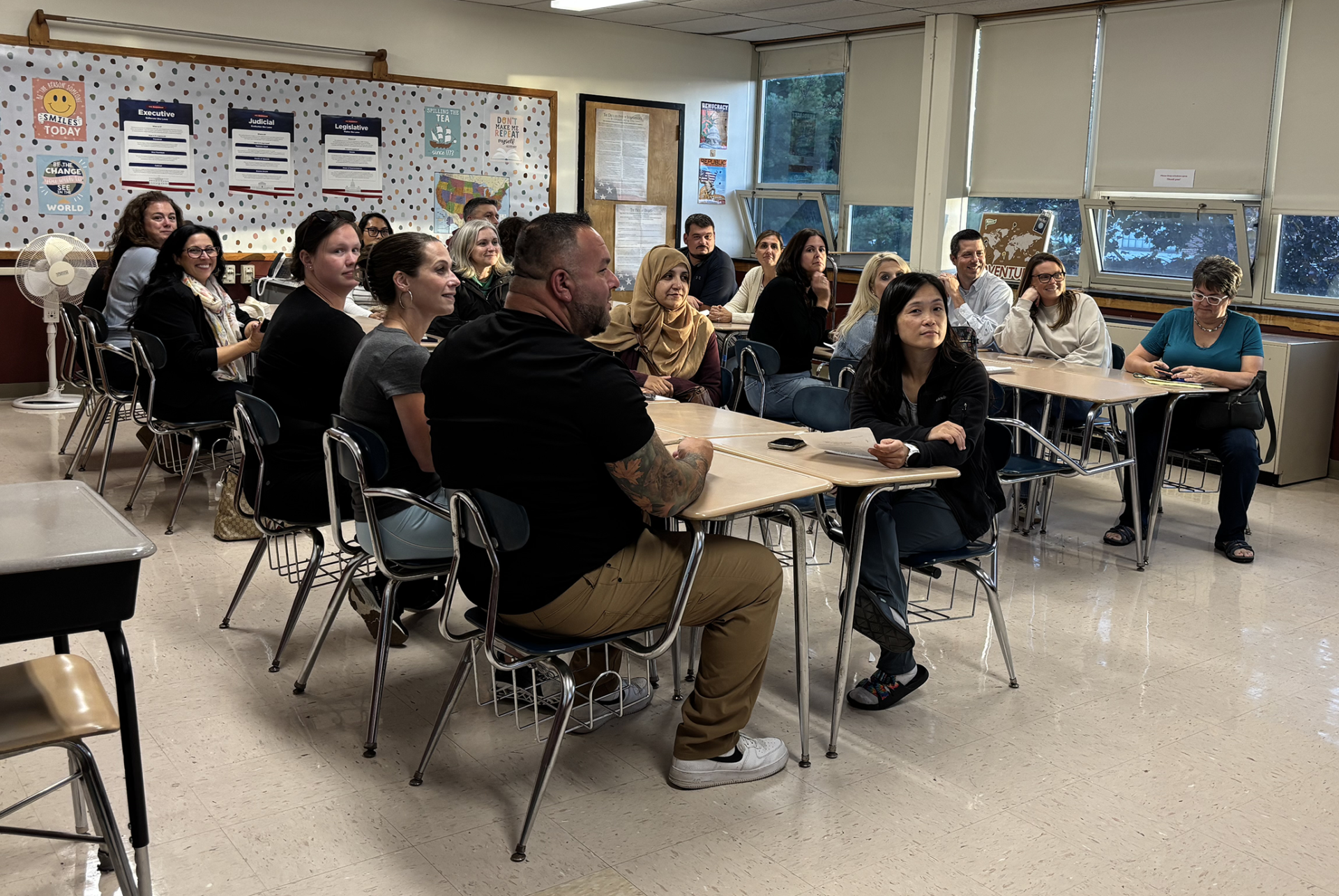 McCarthy 8th Grade Open House Parents and guardians of McCarthy Middle School 8th grade students attend a parent-curriculum night open house on Tuesday, Sept. 22, 2026.