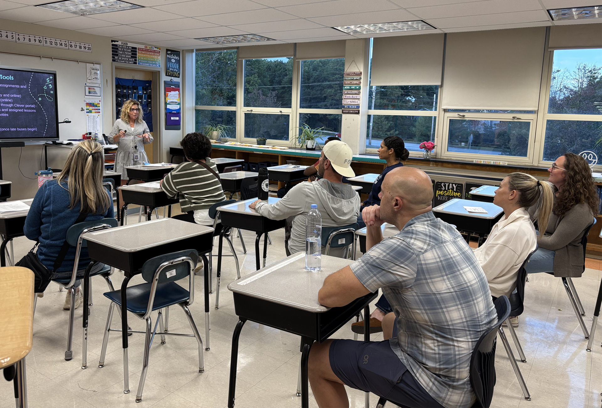 McCarthy 8th Grade Open House Parents and guardians of McCarthy Middle School 8th grade students attend a parent-curriculum night open house on Tuesday, Sept. 22, 2026.